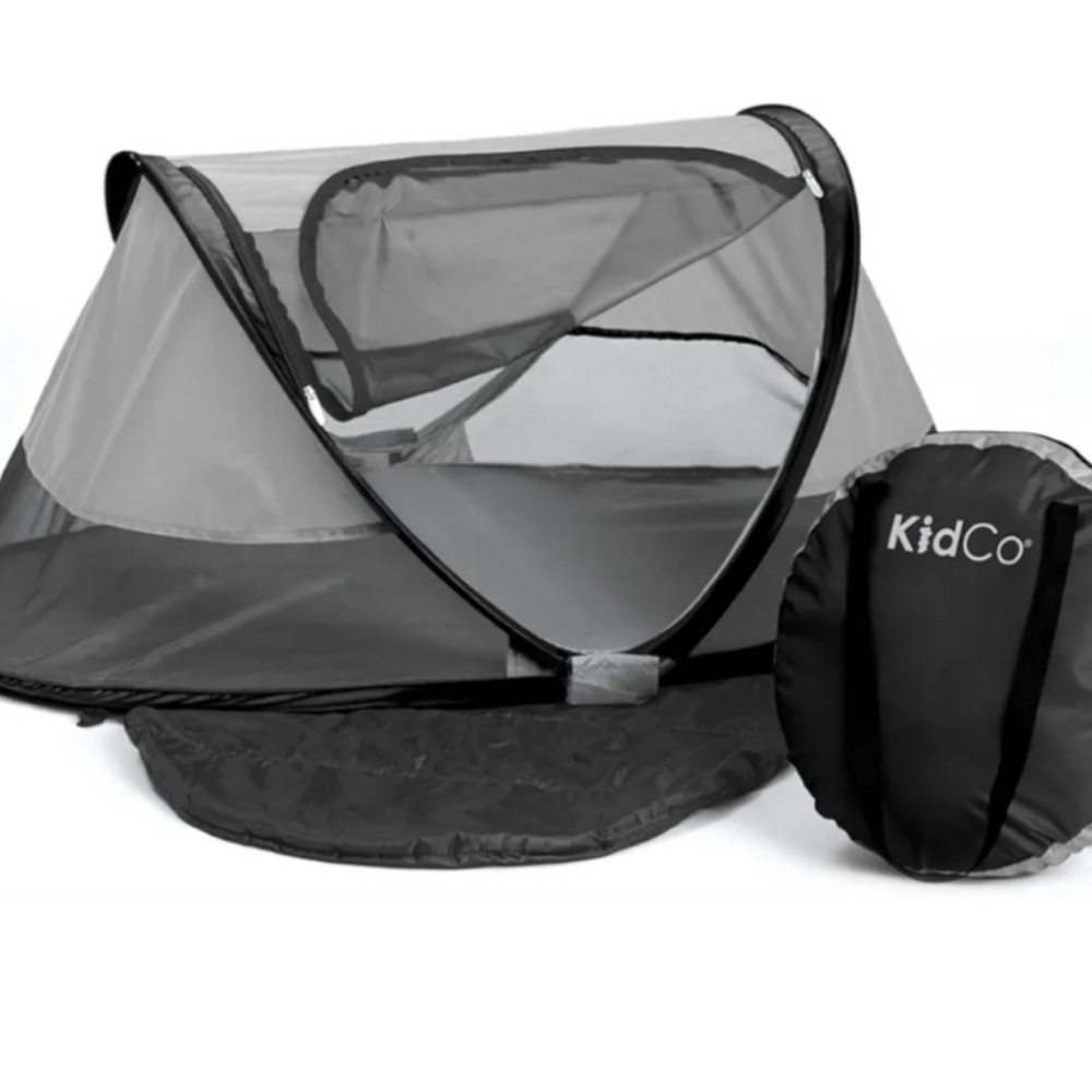 KidCo Pop-Up Portable Travel Tent in Gray and black